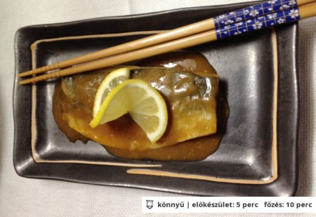 Makréla japán miso szósszal